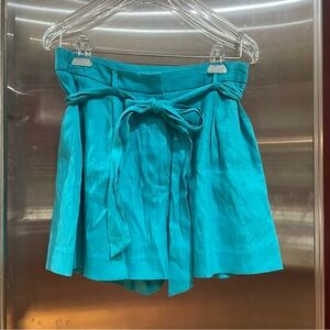 ANTONIO MELANI Teal Shorts with Belt